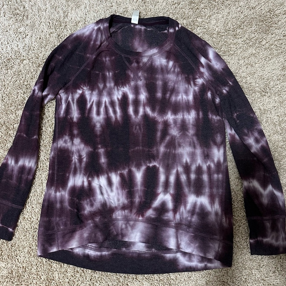 Tie dye crew neck